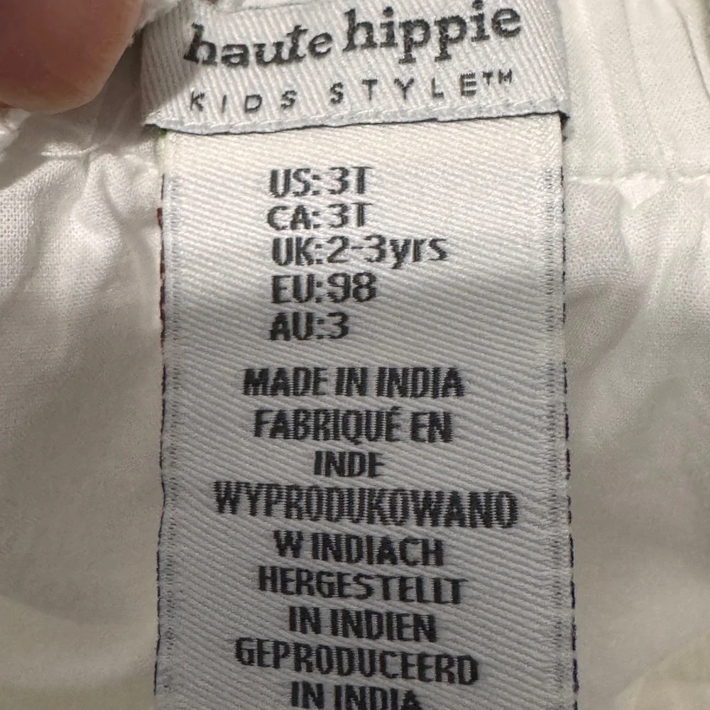 Haute Hippie White Kids cotton dress size 3T